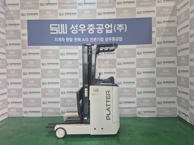 중고지게차 전동입식 1.2톤 2단3.5m 니찌유 2019년식