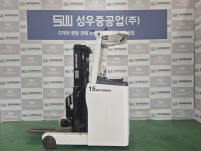 ★1.5톤 2단3m 2015년식 전동입식지게차 유니캐리어스★