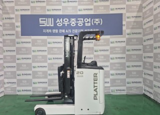 중고지게차 2톤 2단3.3m 자동발 장착