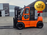중고지게차 매매 특A급 두산 5톤 캐빈 자동발 디젤지게차 1…