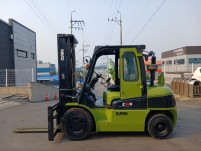 A급 중고 클라크 13년식 3.5톤 자동발 디젤 지게차