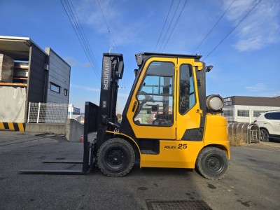 사용시간적음 [★현대 25L-7A★] 2.5톤 가스 중고지게차