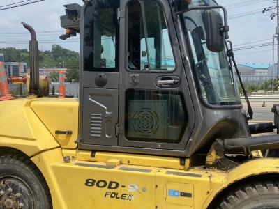 현대 8톤 지게차 2016년식 한정 특가! 3단 마스트 탑재, …