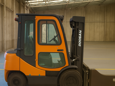 두산 2016년형, 3톤 지게차(사이드클램프, 3단)