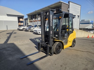 현대 2.5톤 14년식 반캐빈 쉬프트 디젤지게차 중고지게차 16…