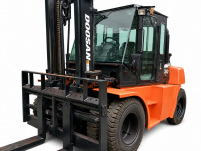 두산8톤 자동발 에어컨 중고지게차