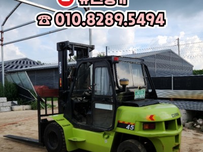 삼성 클라크 4.5톤 3단마스타 디젤지게차