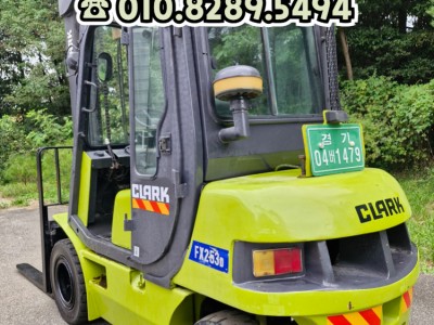 삼성 클라크 2.5톤 디젤지게차 싸이드쉬프트