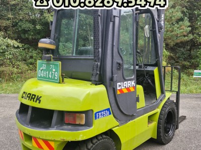 삼성 클라크 2.5톤 디젤지게차 싸이드쉬프트