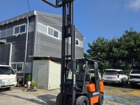 중고지게차 삼익3톤 3단마스트 자동발 디젤지게차