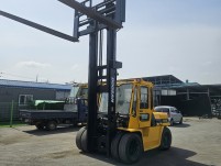 중고지게차 두산7톤 하이마스트 자동발 디젤지게차