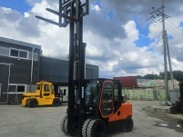 중고지게차 두산4.5톤 자동발 3단마스트 풀옵션 디젤지게차