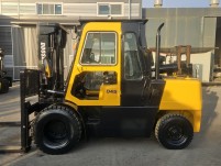 중고지게차 두산4.5톤 자동발 디젤지게차