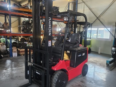 중고지게차 니찌유1.5톤 하이 사이드쉬프트 전동지게차
