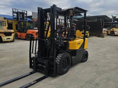 중고지게차 두산2.5톤 자동발 사이드쉬프트 복합형 디젤지게차