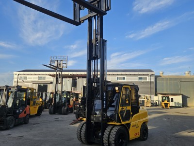 중고지게차 현대포렉스4.5톤 3단 사이드쉬프트 디젤지게차