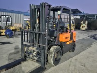 중고지게차 한라3.5톤 자동발 3단마스트 디젤지게차