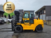 중고지게차 현대 7톤 디젤지게차 자동발 풀캐빈 HDF70-I…