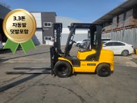 현대 3.3톤 디젤지게차 Forex33DE 더블타이어, 자동…