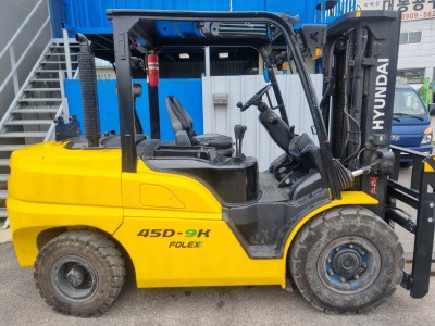 중고지게차) 현대 4.5톤 디젤 지게차 45D-9K (2015년…