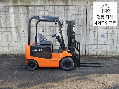 [중고지게차] 니찌유 FB20PN-70-300 전동 2톤 좌식형…
