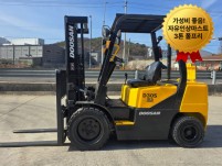 대차  가능! 중고지게차 두산 3톤 폴프리 디젤지게차 110…