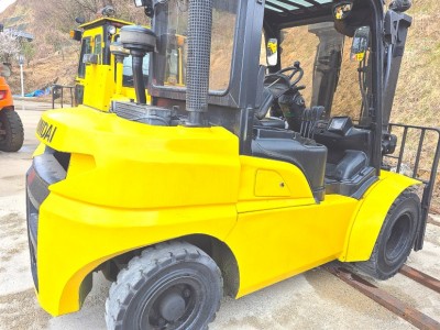 현대 3.5톤, 로타팅포크 장착, 회전 깨끗한 지게차 판매합니다…