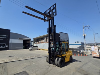 중고지게차 매매 특A급 현대 4.5톤 듀얼 3단마스