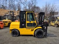 중고지게차 현대 4.5톤 더블 캐빈 자동발 디젤지게차 매매 …