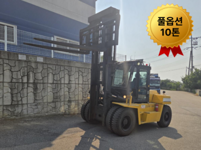 특A급 두산 10톤 풀캐빈 자동발 디젤지게차 2,500만원 특가