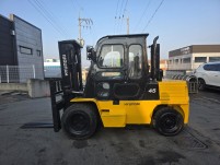 저렴한 현대 4.5톤  중고 디젤지게차 더블타이어 캐빈