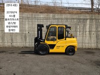 중고지게차 현대 포렉스 40D-9F 디젤 4톤 지게차 (캐빈…