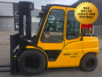 중고지게차 매매 특A급 현대 3.5톤 3단마스트 2018년식…