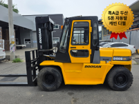 중고지게차 매매 특A급 두산 5톤 자동발 캐빈 디젤지게차 1…