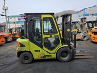 클라크 3톤 3단마스트 싸이드쉬프트 중고지게차