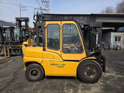 현대 3.5톤 풀프리마스트 싸이드쉬프트 디젤 중고지게차