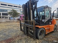 15년식 두산 7톤 듀얼3단 5m 풀옵션 중고지게차