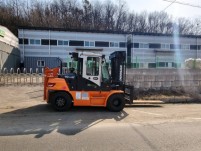두산 7톤 중고지게차 / 듀얼3단 5m인상 풀옵션