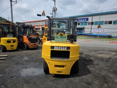 무서류 두산지게차 D45S-2 디젤 4.5톤 중고지게차 (싸이드…