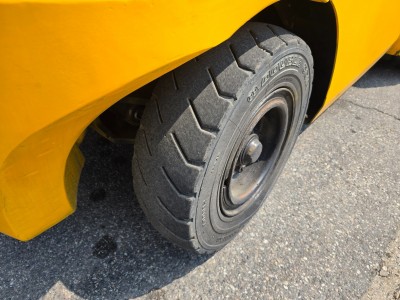 저렴한 중고지게차 현대 4.5톤 더블타이어 자동발 디젤지게차