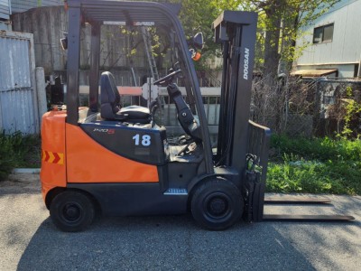 [특가★][중고지게차] 두산 프로5 1.8톤 12년식 3단 자동…