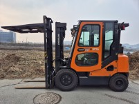 [중고지게차] 두산 D25SE-7 스테빌라이저,풀옵션,4스풀…