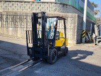 두산 2.5톤 특A급 정바완료 노랭이 디젤지게차