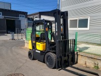 두산 2.5톤 하이3단 5.5미터 특A급 노랭이 디젤지게차