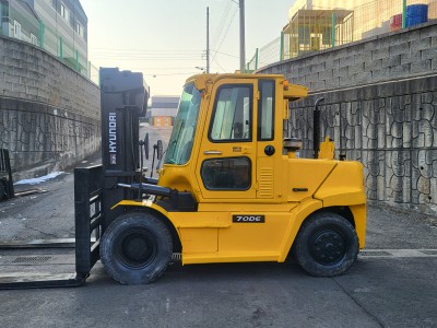 현대 FOREX70DE 자동발 풀옵션 12년5월식 디젤지게차