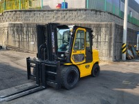 현대 FOREX45D 3단마스트 자동발 올캐빈 정비완료 09…