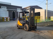 두산 2.5톤 하이3단 5560mm 얀마엔진 짧은 사용시간 …