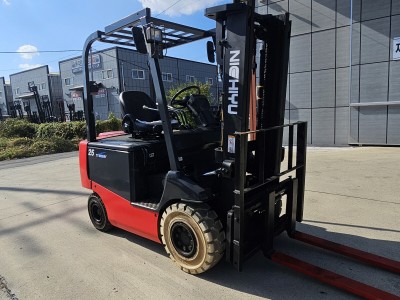 특가판매 최신 니찌유 좌식 2.5톤 전동지게차 3M 사이드시프트…