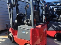 배터리 2021년식 니찌유 좌식 1.5톤 전동지게차 4M인상…